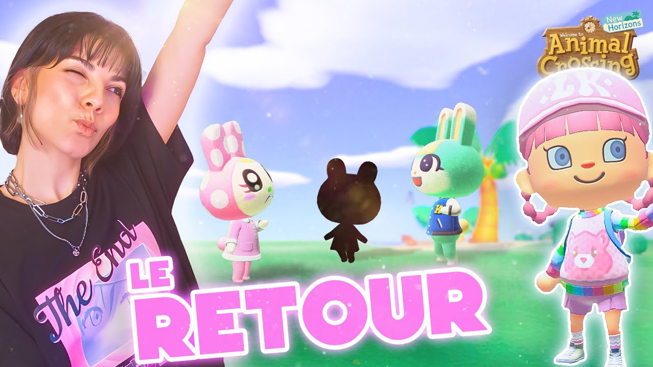 Je reviens sur Animal Crossing ! Chasse à l'Habitant et Nouveau Thème ! Lisa kimchi