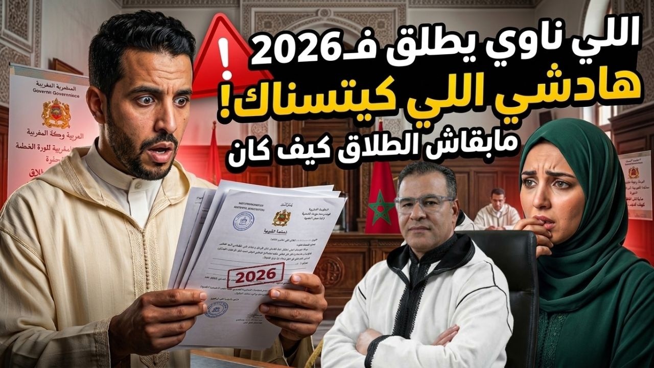 🚨 ردي بالك! مابقاش الطلاق كيف كان   هاد القوالب اللي كيديرو الرجال والعيالات حبساتهم المحكمة!