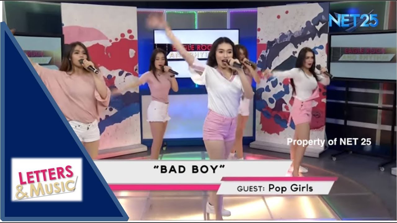 POP GIRLS - BAD BOY (NET25 LETTERS AND MUSIC)