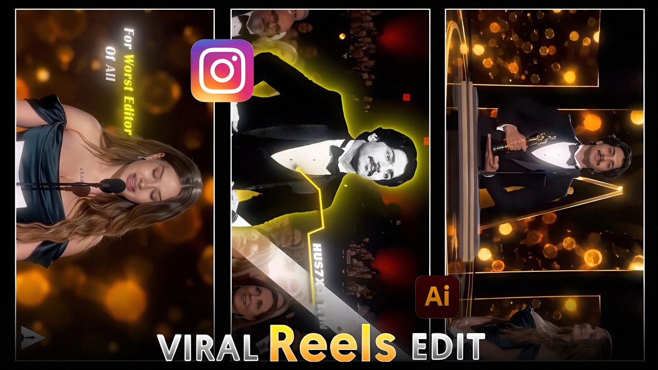 Trending Worst Editor Award Video Editing | Gemini AI Reels Editing Tutorial | Instagram Viral Trend