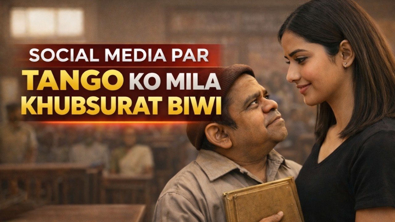 SOCIAL MEDIA PAR TANGO KO MILA KHUBSURAT BIWI | #movieclips #panchayat #hindiserial