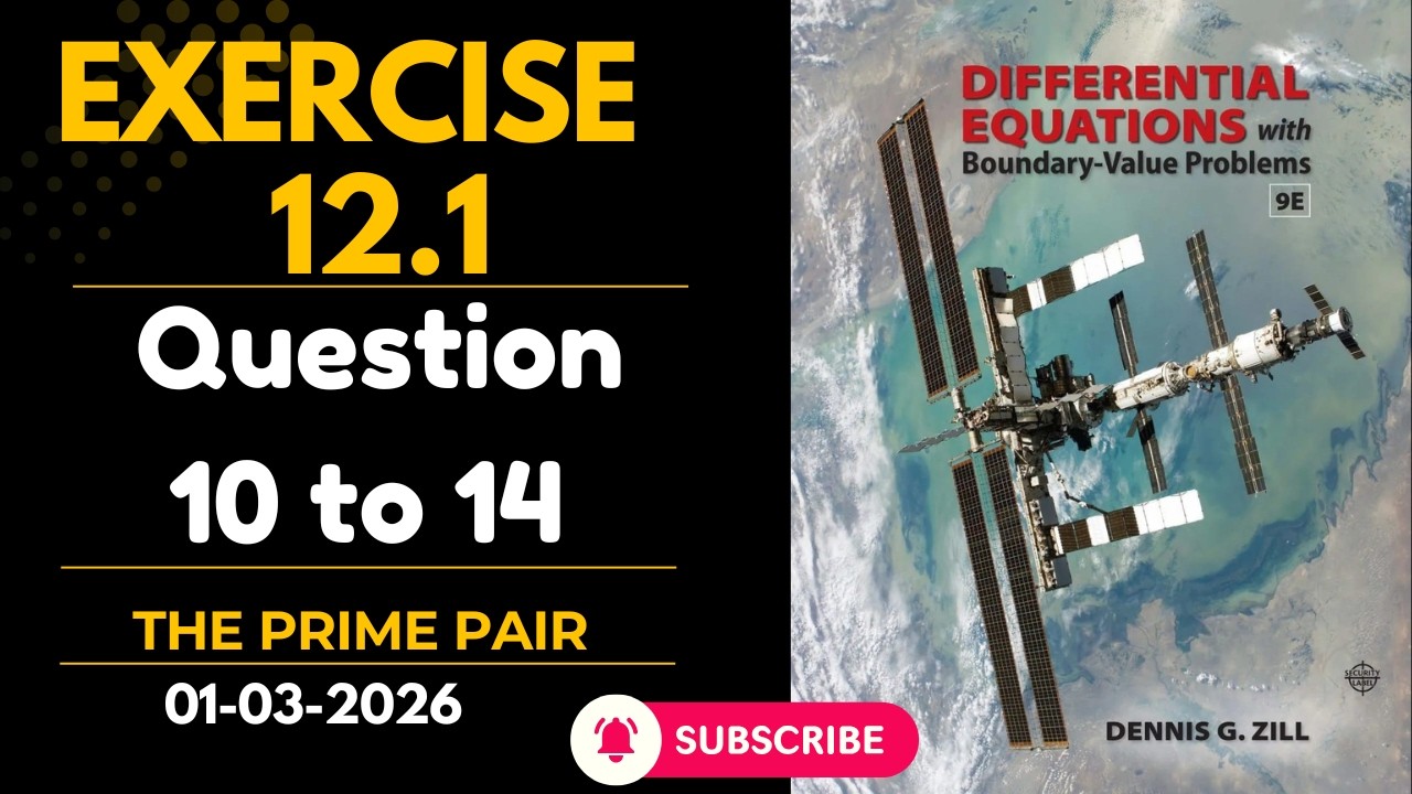 Exercise (12.1) Question 10 to 14 | Full Explanation