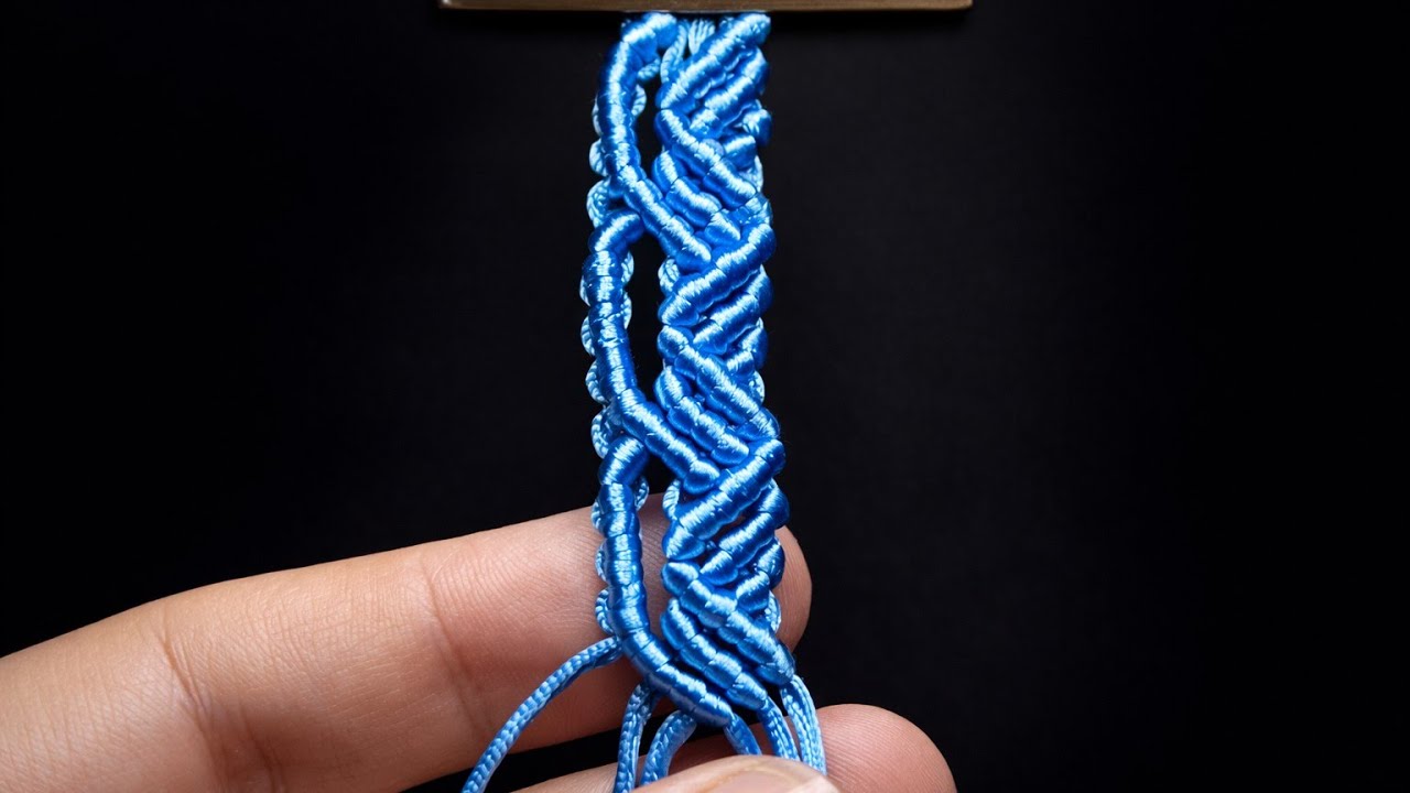 Pulseira Macrame Design De Nós - Tutorial Passo a Passo 