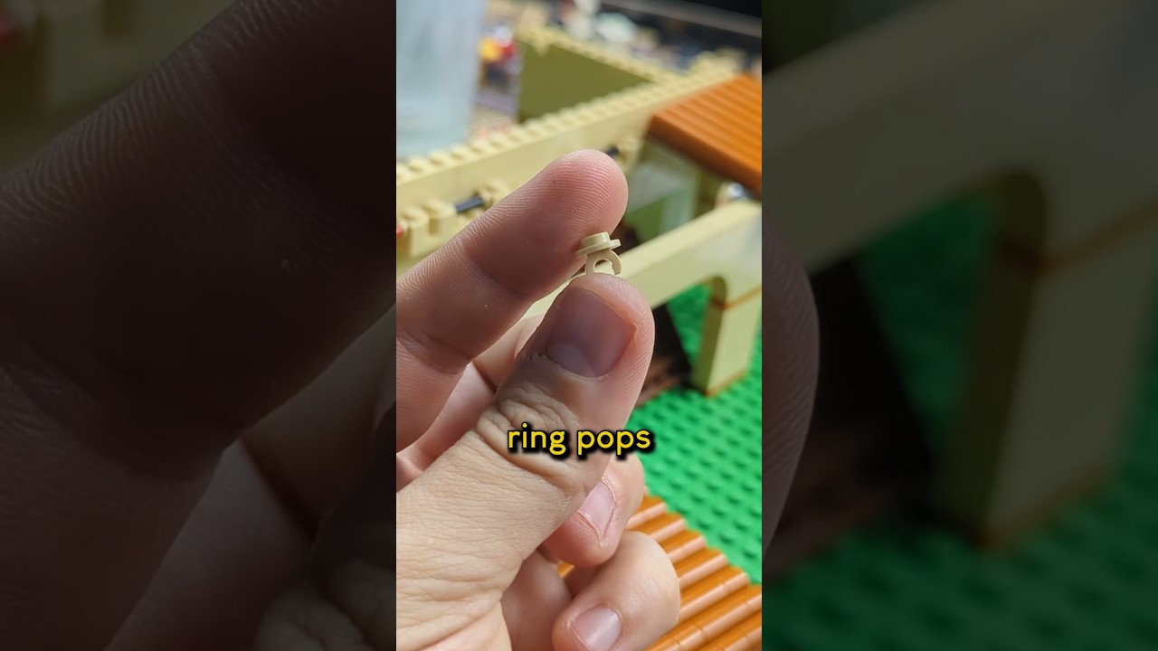 LEGO ring pops and D-bricks #LEGO #legos #AFOL #legomoc #legobuild
