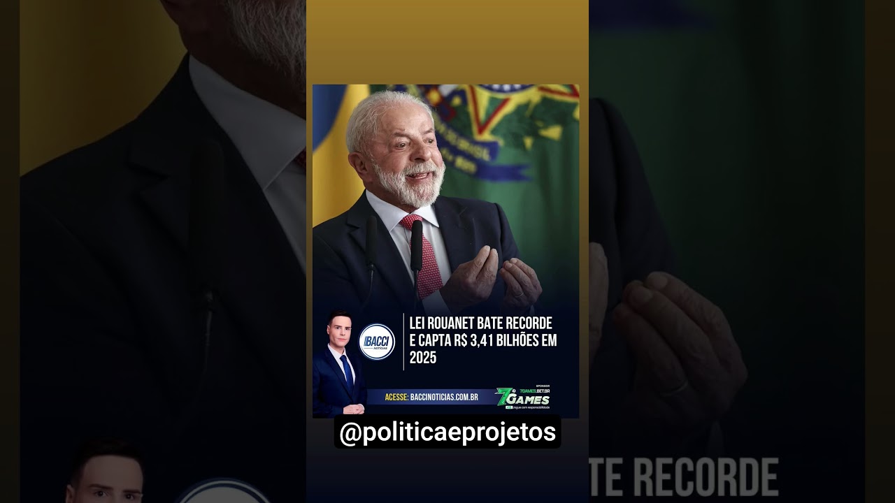 Lei rouanet bate recorde e capta R$ 3,41 bilhões em 2025