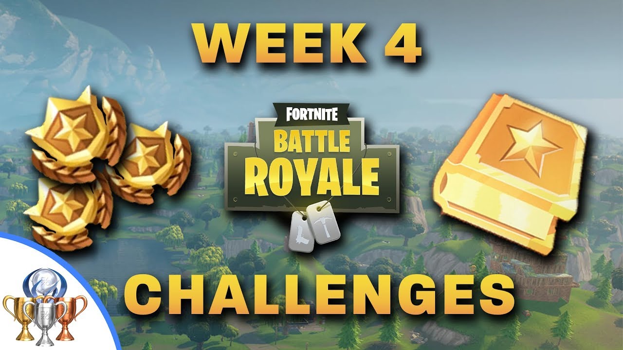 Fortnite Week 4 Challenges- Vehicle Tower, Rock Sculpture, Circle of Hedges & Ice Cream Truck & More