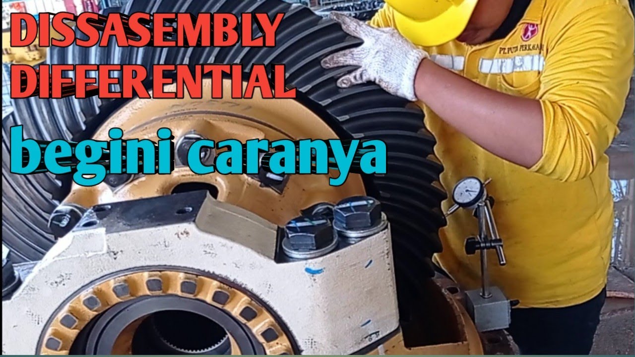 cara bongkar diffential // adjusting differential, measurment preload, backlash, toth contact