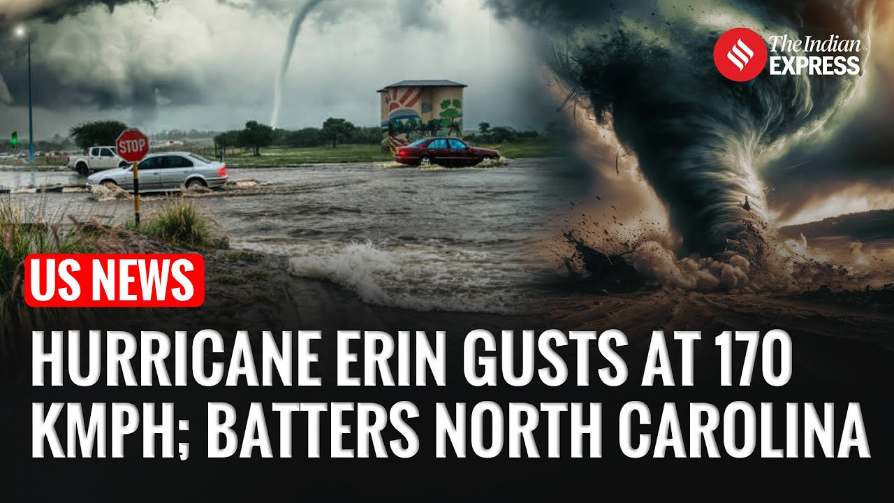 Hurricane Erin Roars Across North Carolina at 105 mph Winds