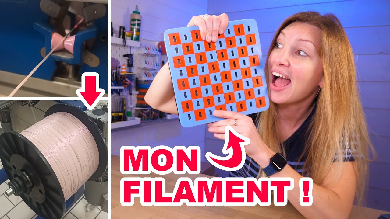 J'ai fabriqué mes filaments 3D ! 🤩