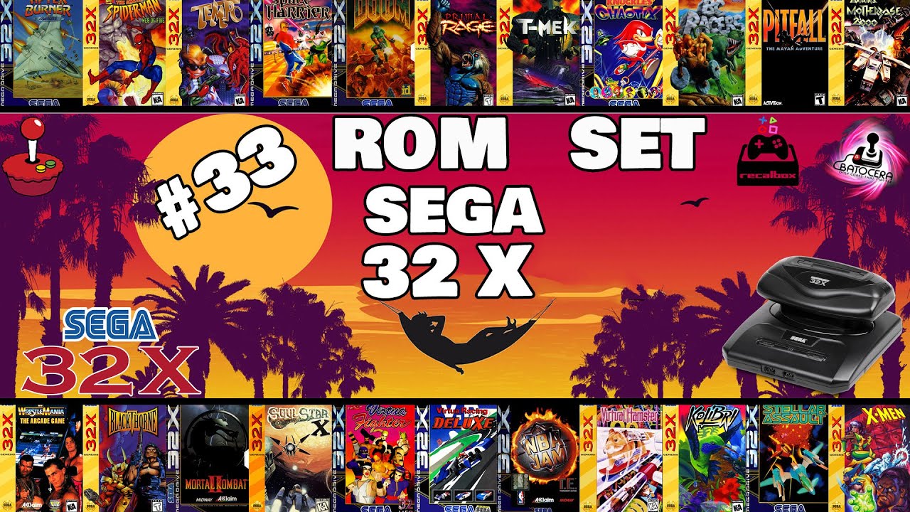 ROM SET SEGA 32 X