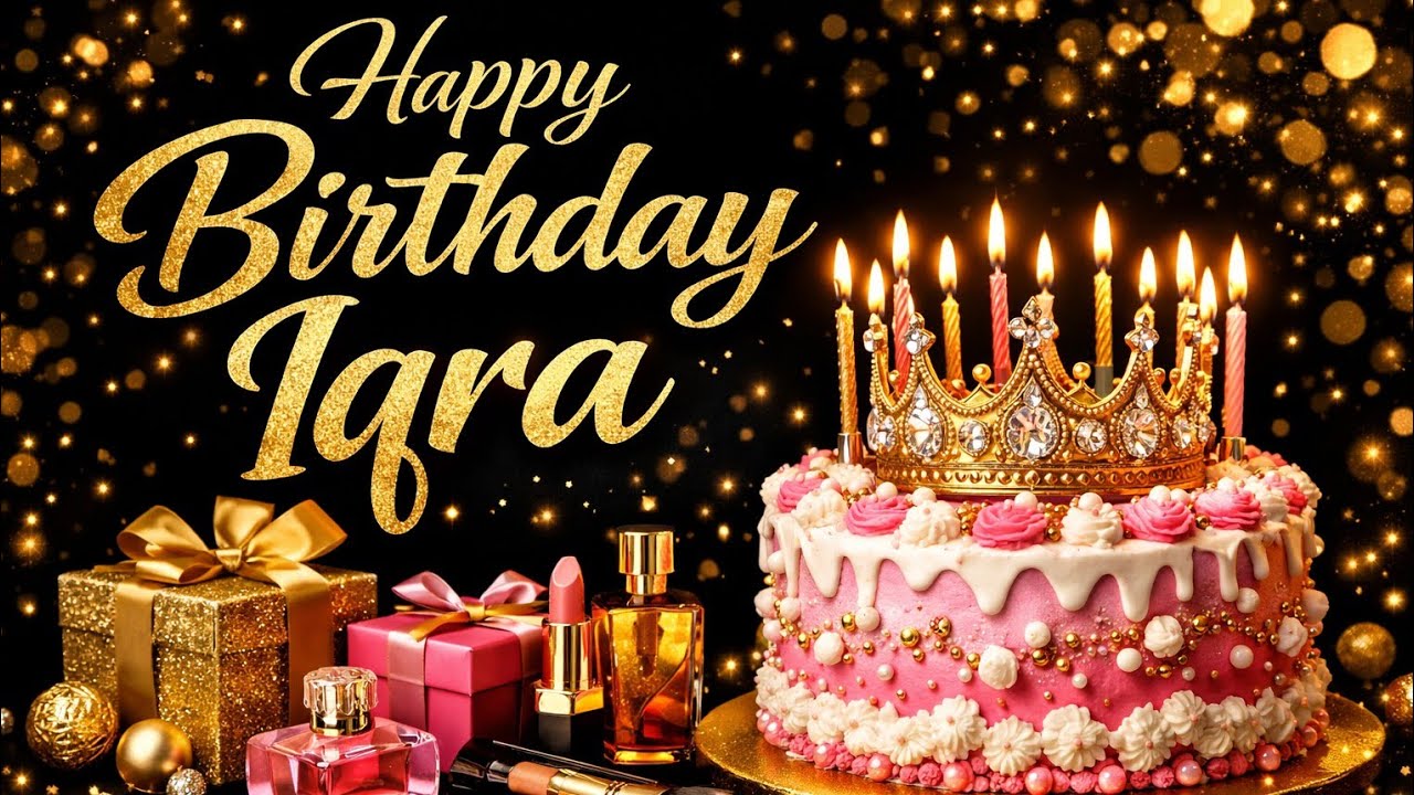 Happy Birthday Iqra 🎂 | Beautiful Birthday Wishes & Song for Iqra | Special Happy Birthday Video