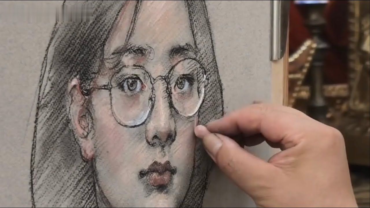 ✨ Pang Maokun's Pastel Exploration of Portraiture