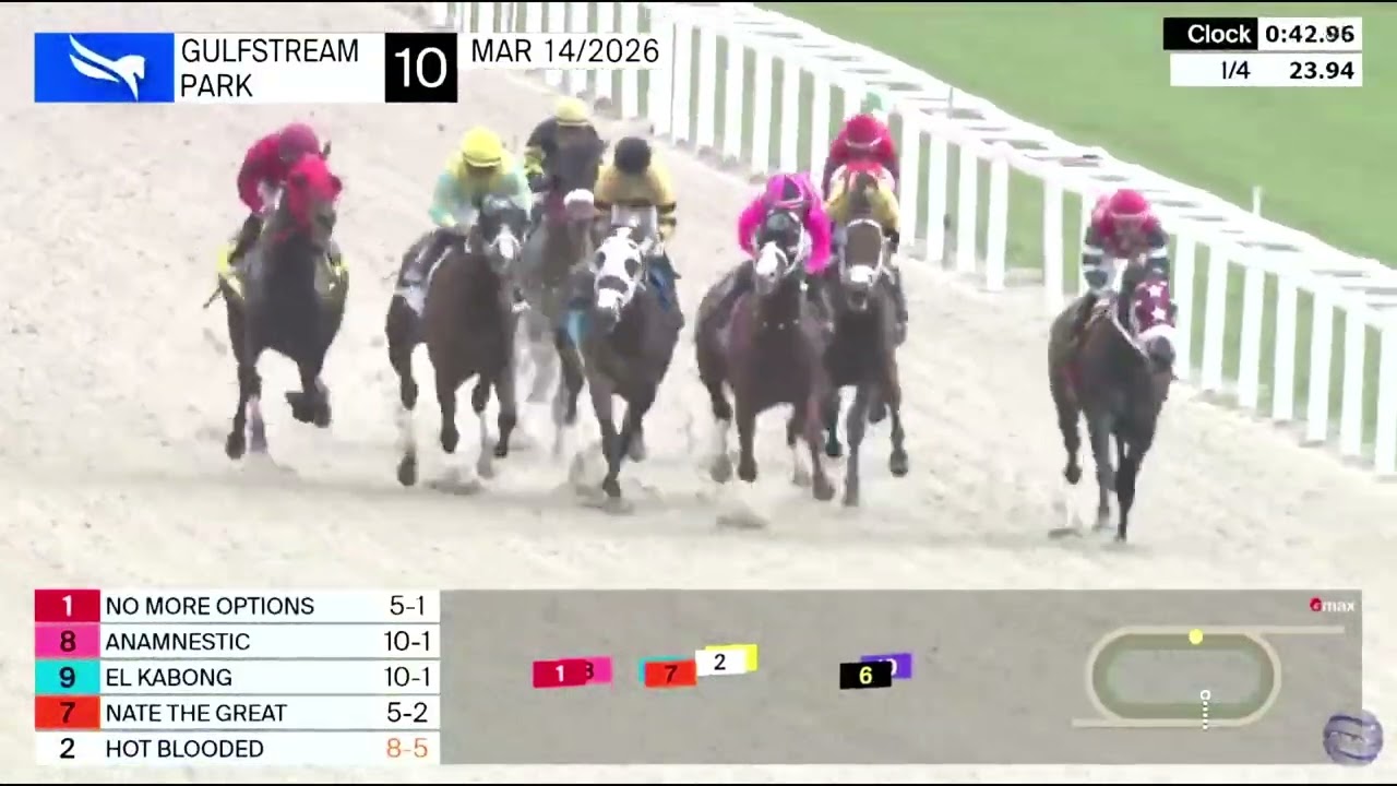 10ma Carrera de Gulfstream Park | Sabado 14 de Marzo de 2026