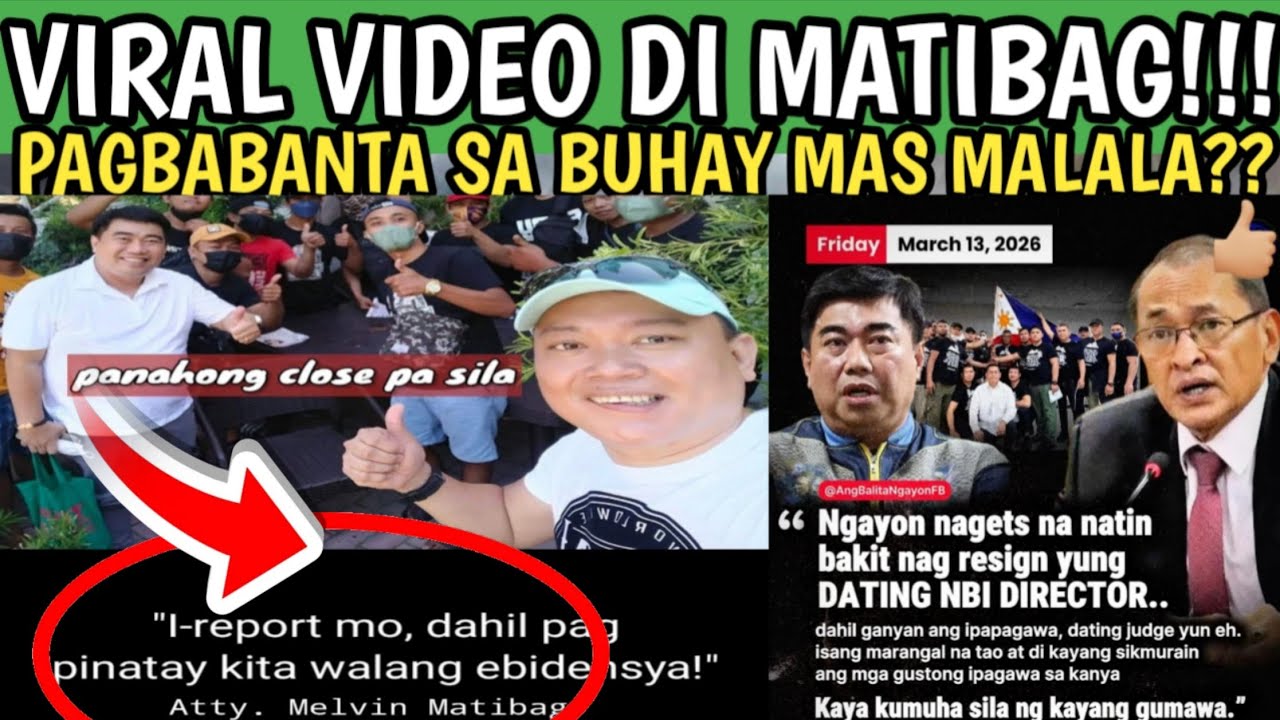 LOOK: VIRAL VIDEO NI NBI DIRECTOR MATIBAG MAS MALALA PA KAY VP SARA? 