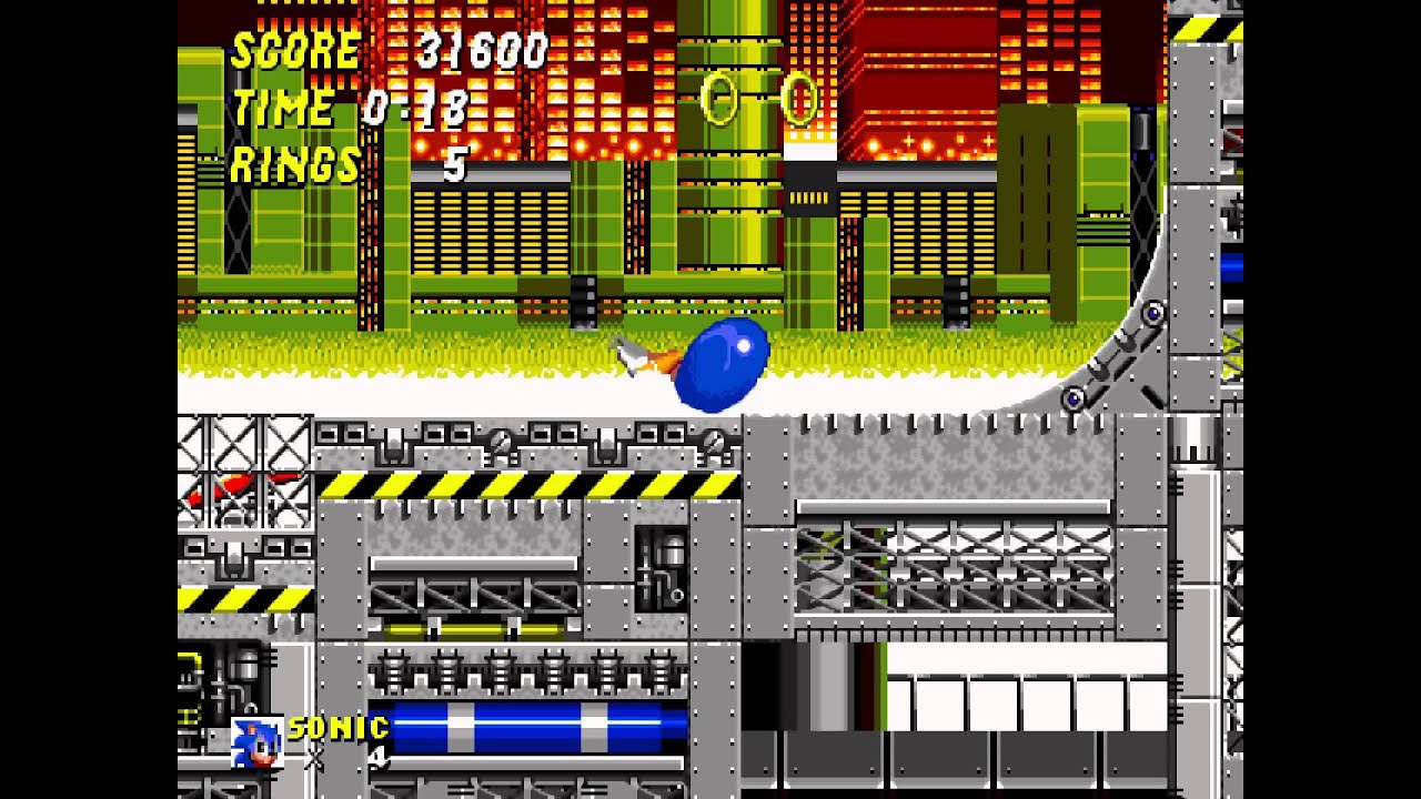 Sonic 2 - Chemical Plant Zone Alternate Route: No Chemical Bath