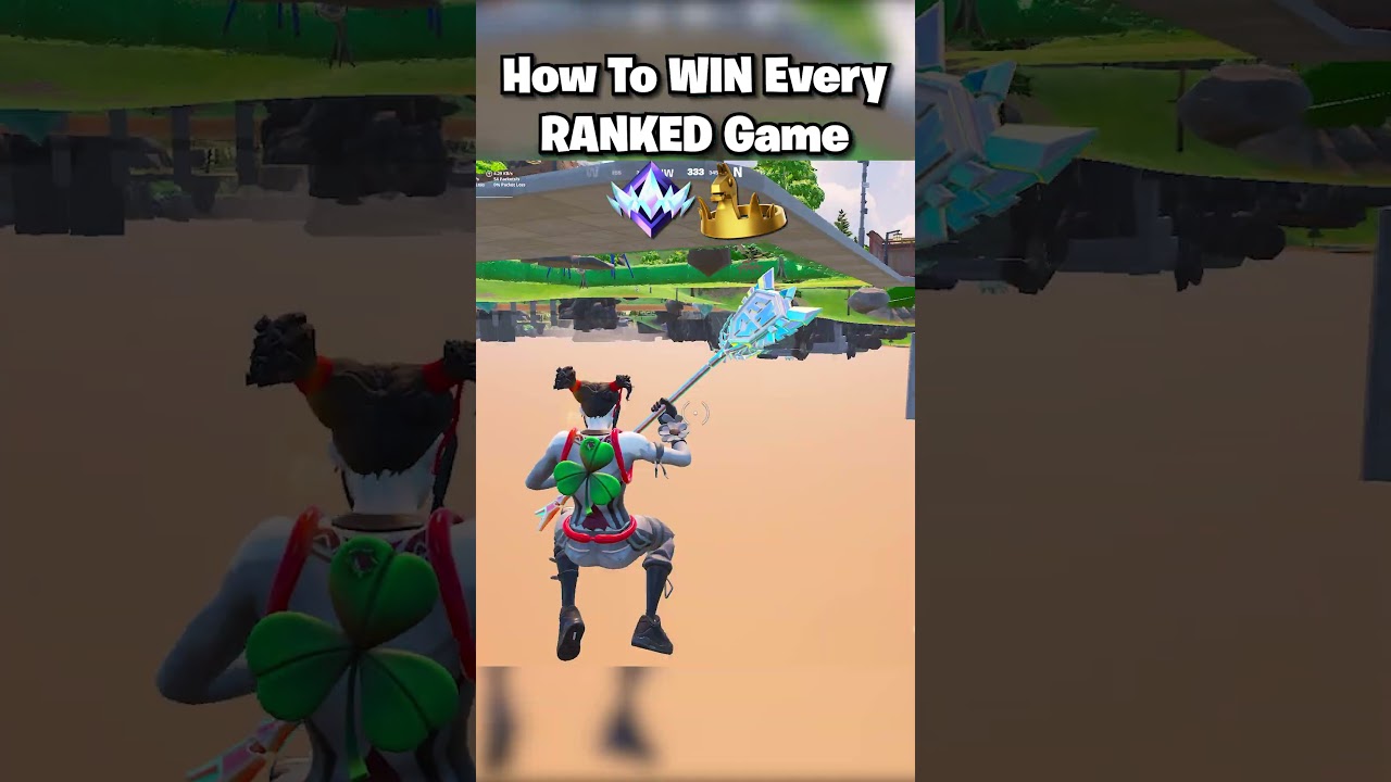 How To WIN Every RANKED Game 🏆🤯 #shorts #fortnite