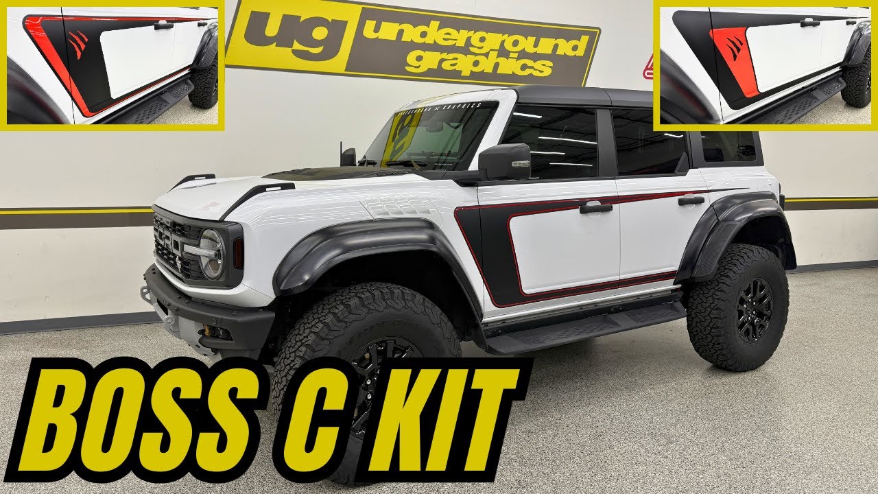 How To Install Your Bronco Raptor Boss C Stripe Kit | From Underground Graphics