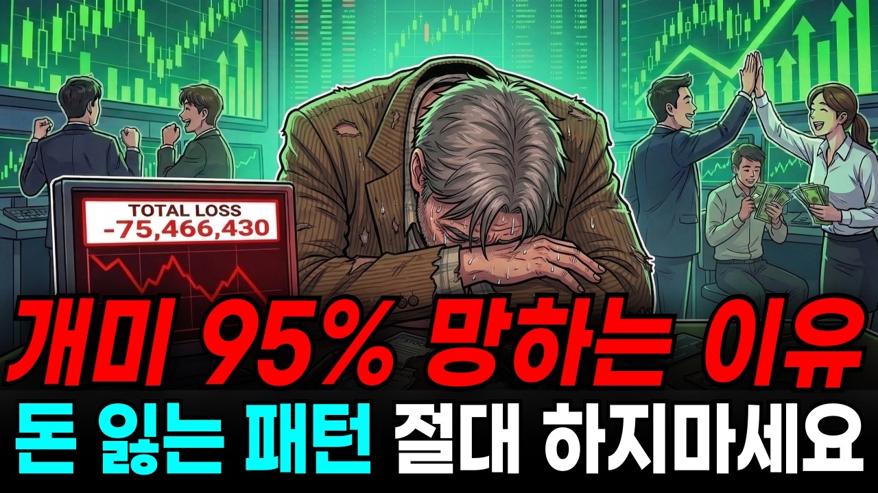 개미 투자자 95%가 돈을 잃는 진짜 이유 (절대 하지 마세요)