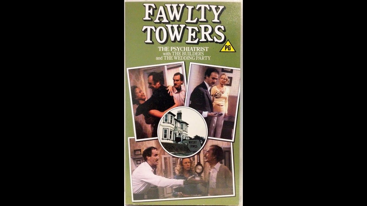 Original VHS Opening and Closing to Fawlty Towers The Psychiatrist UK VHS Tape