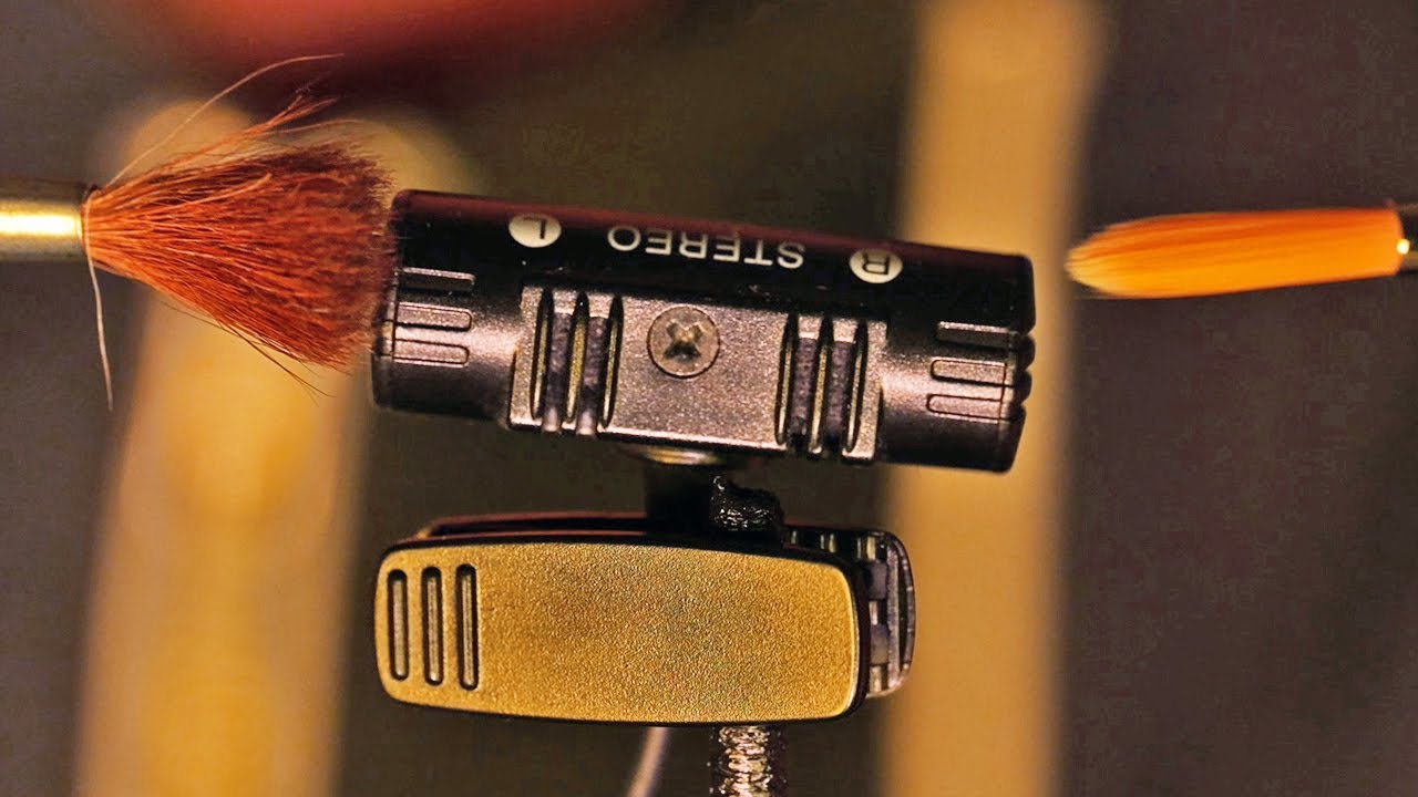 ASMR Deutsch Lo-Fi Mic Brushing (Paintbrushes) – Für extremes Kribbeln