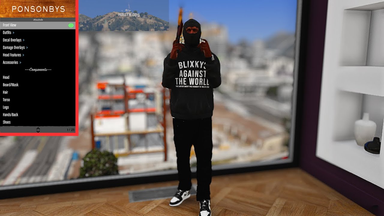 GTA 5 - How to use MP FreeMode Clothes Mods In Menyoo