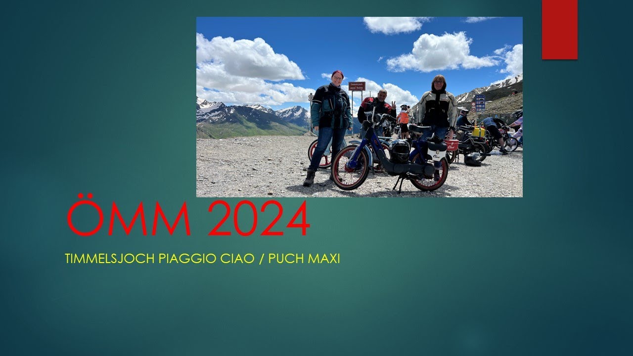 ÖMM 2024 Timmelsjoch Piaggio Ciao