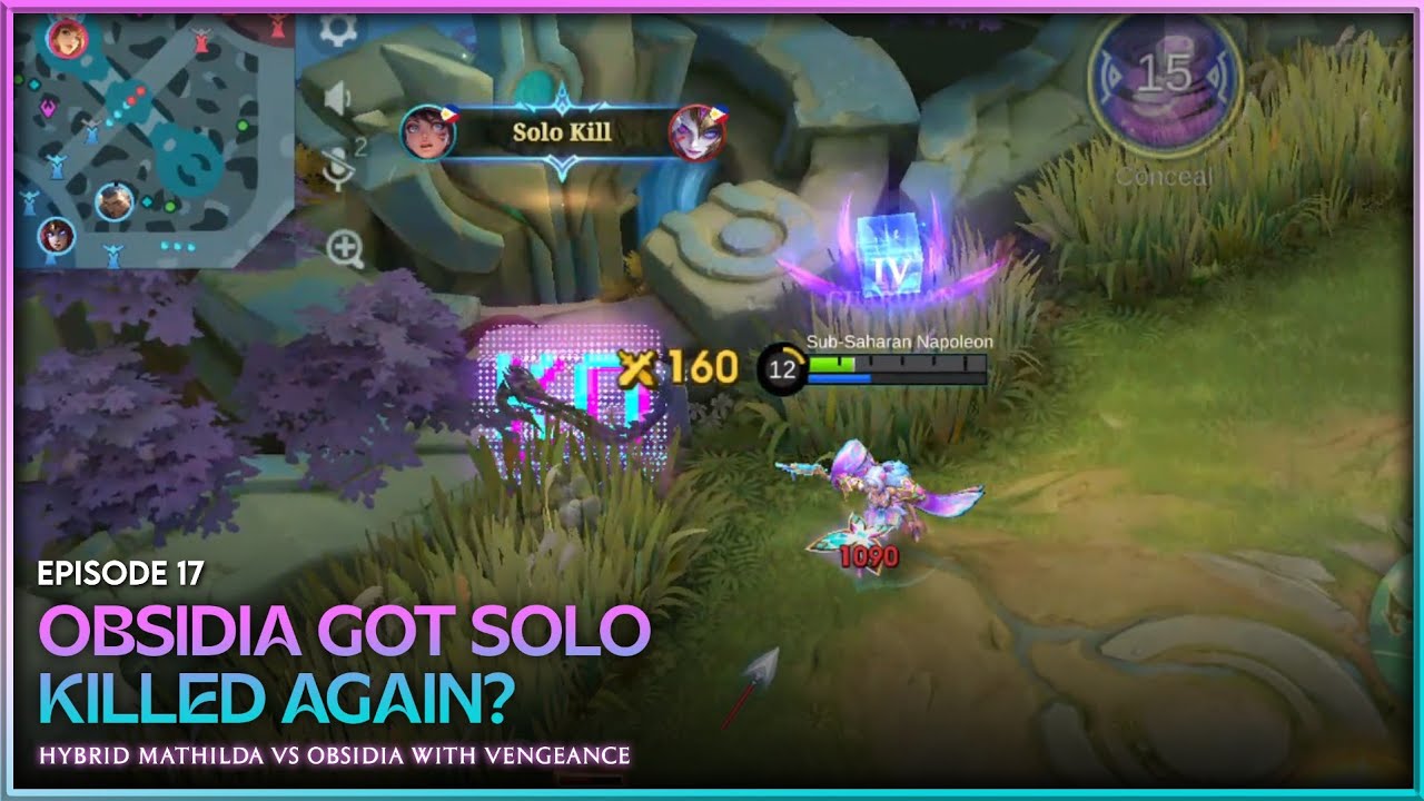 OBSIDIA GOT SOLO KILLED AGAIN? (Hybrid Mathilda vs Obsidia w/ Vengeance) | MLBB