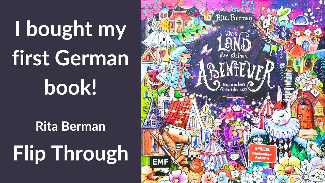 First Impressions of Rita Berman's New Book | Adult Coloring