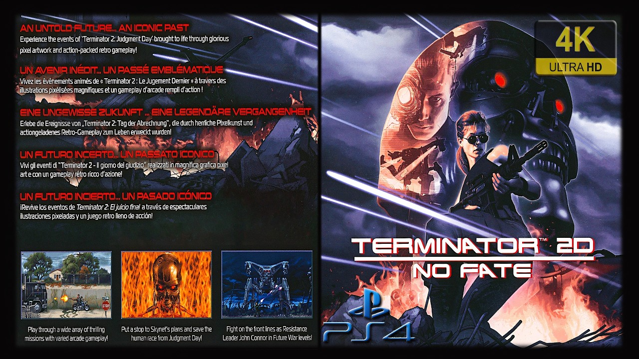 Terminator 2D: No Fate |4k60fps| Longplay (PlayStation 4)