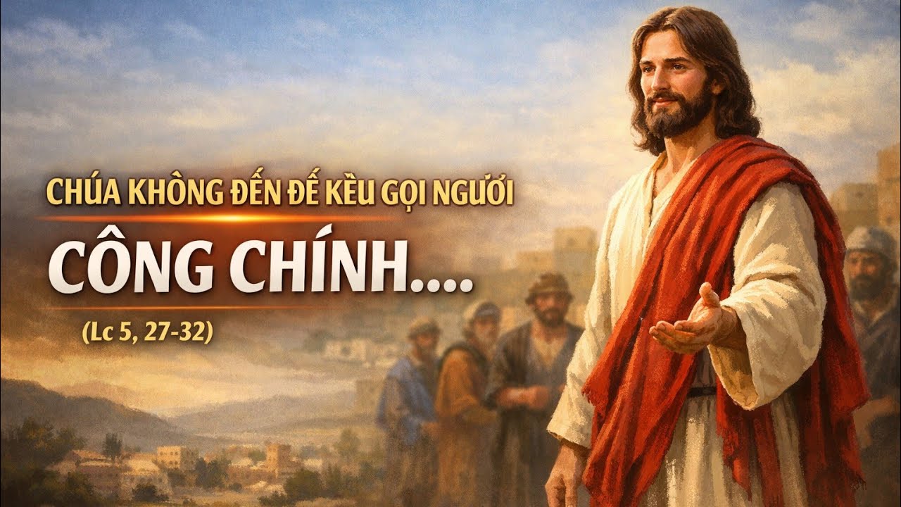 Ta đến để gọi  kẻ tội lỗi ăn năn hối cãi (Lc 5, 27-32). Thứ bảy sau lễ tro 21.2.2026.