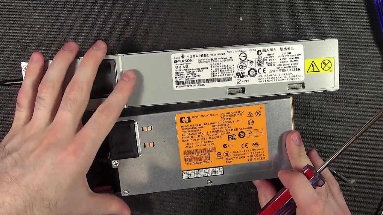 A Look Into some Hot Swap Server Power Supplies