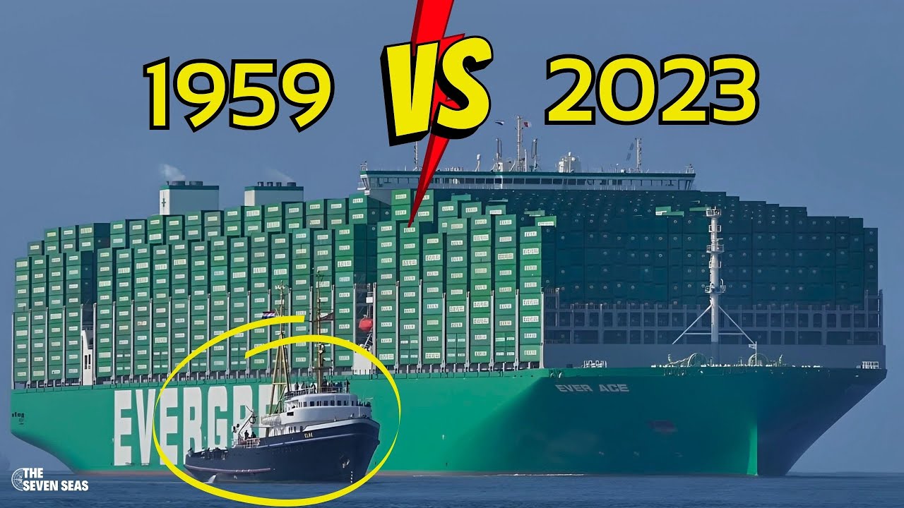 Shipspotting ROTTERDAM Port - EVER ACE & 2 MAERSK container ships - Shipspotting 2023