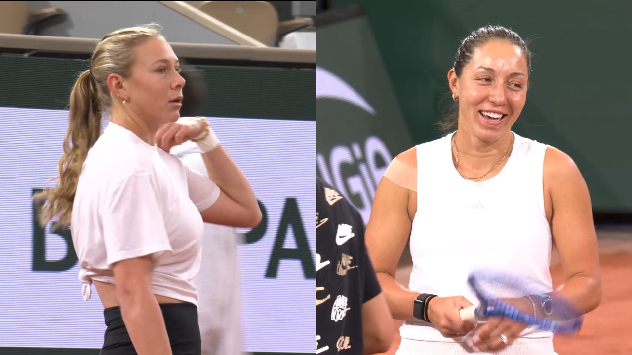 Roland-Garros 2026 - Amanda Anisimova and Jessica Pegula Practice Session on Wednesday, May 20