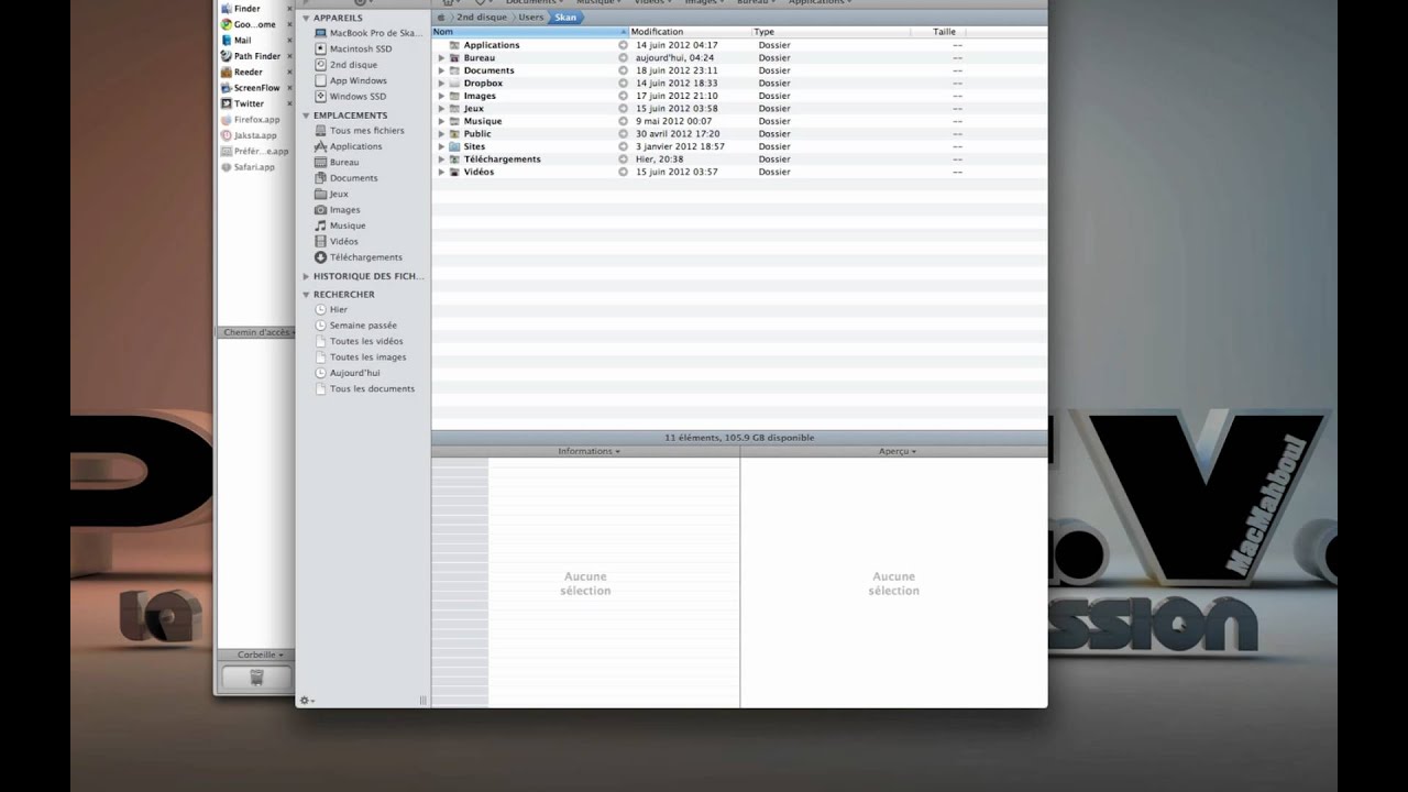 Présentation de Path Finder 6 sur Mac OS X 