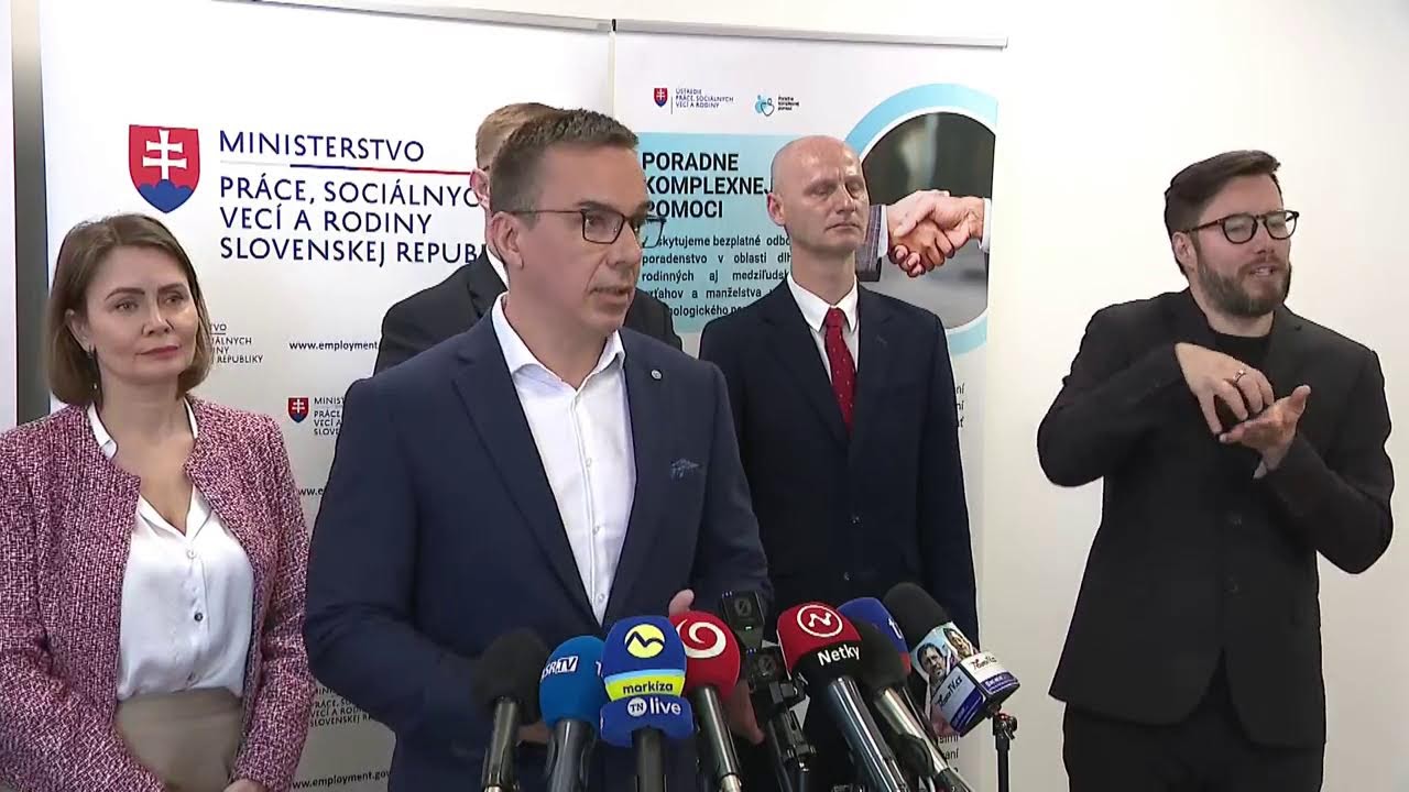 TK ministra práce E. Tomáša Téma: Pomoc jednorodičom už funguje v praxi