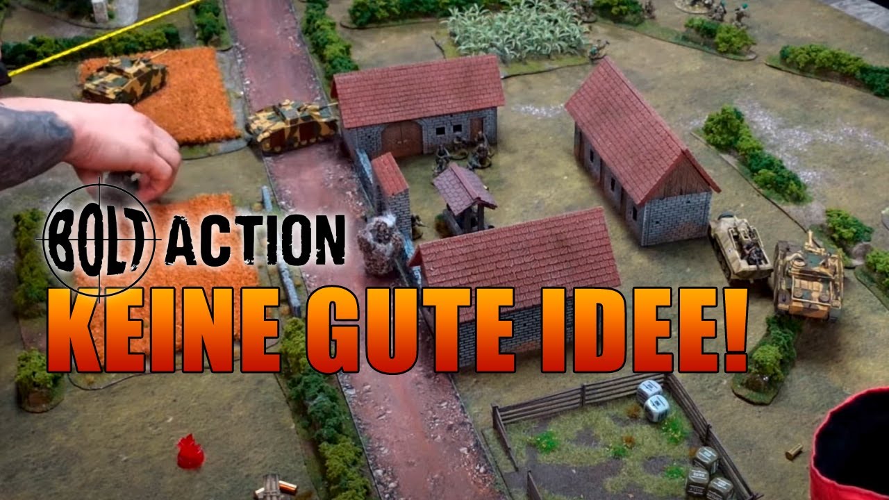 Battlereport: Bolt Action British Commandos vs. German Armoured