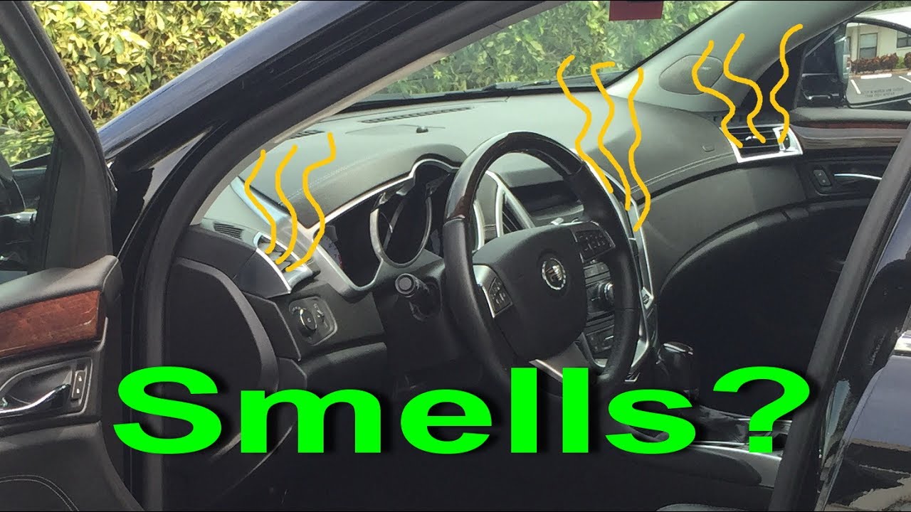 Cabin Air Filter replacement Cadillac SRX 2010-2016 change smelly a/c in car when ac is on