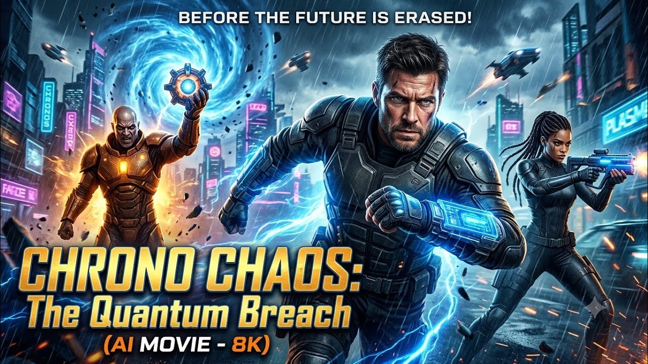 CHRONO CHAOS: The Quantum Breach | Full Cinematic Action Story (8K AI Movie)