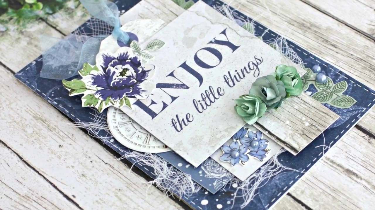 DIY Card Making Tutorial ~ Set of Four Shabby Chic Cards