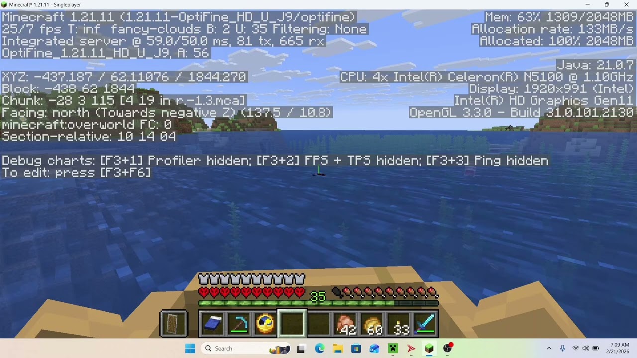 how i got cherry grove, mangrove and pale oak in hardcore minecraft 1.21.11!
