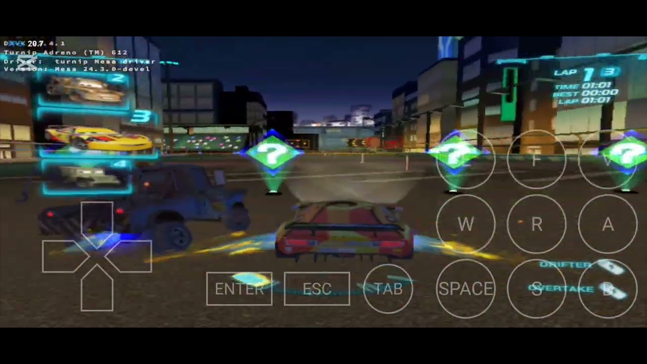Cars 2 Winlator tiny v9.5 snapdragon 675