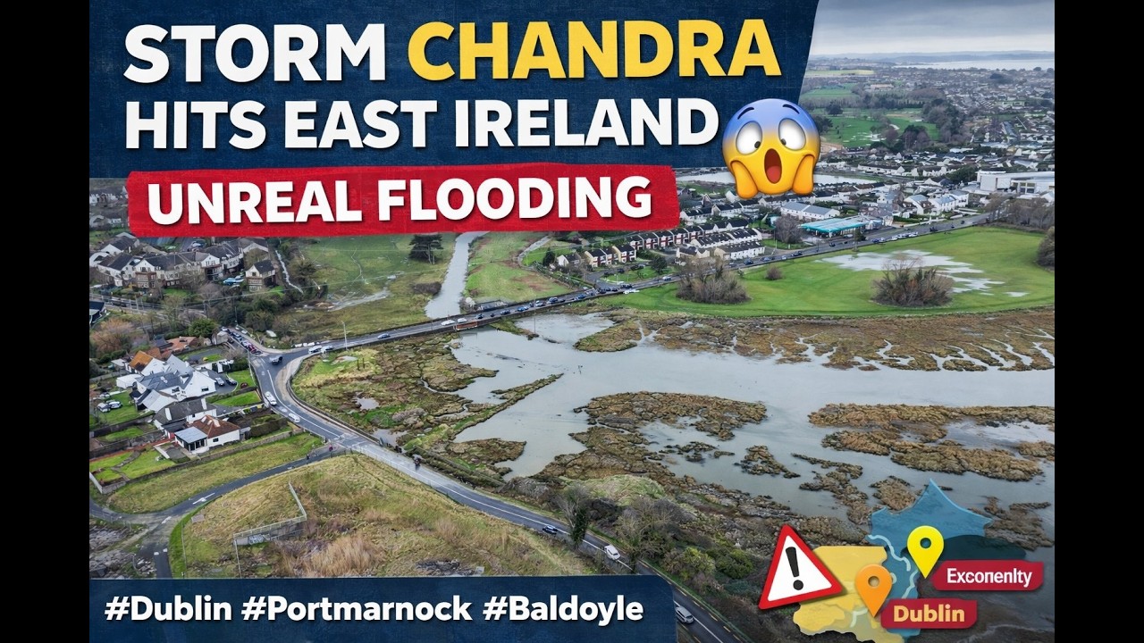Storm Chandra’s Aftermath | Severe Flooding Across Dublin & Enniscorthy
