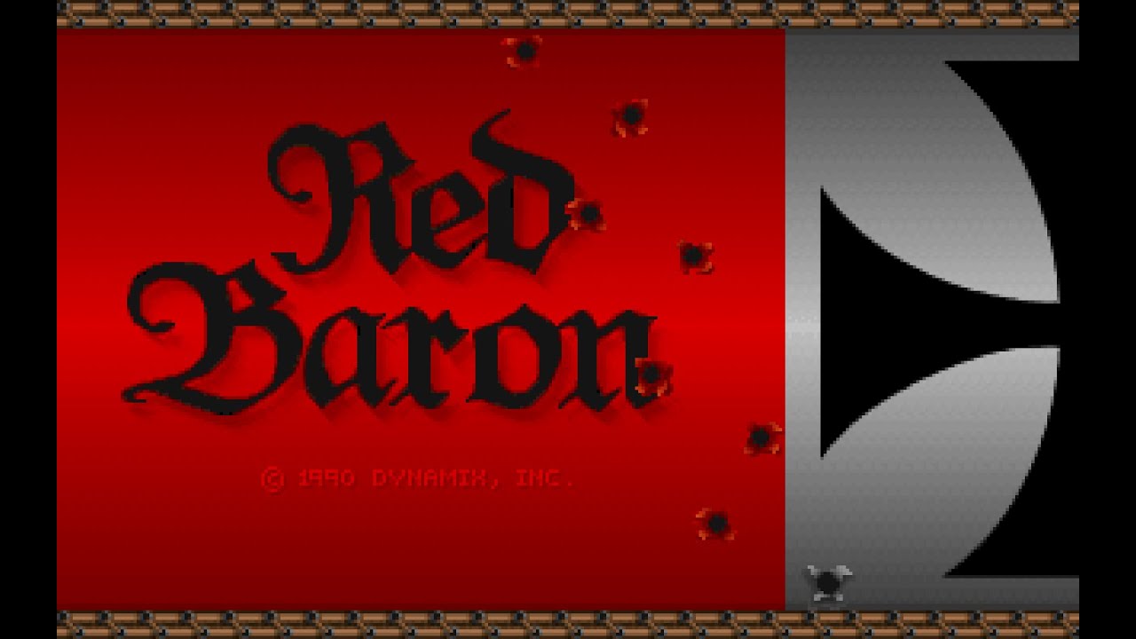 Red Baron (PC/DOS) 1990, Dynamix/Sierra (4-missions, campaign, max)