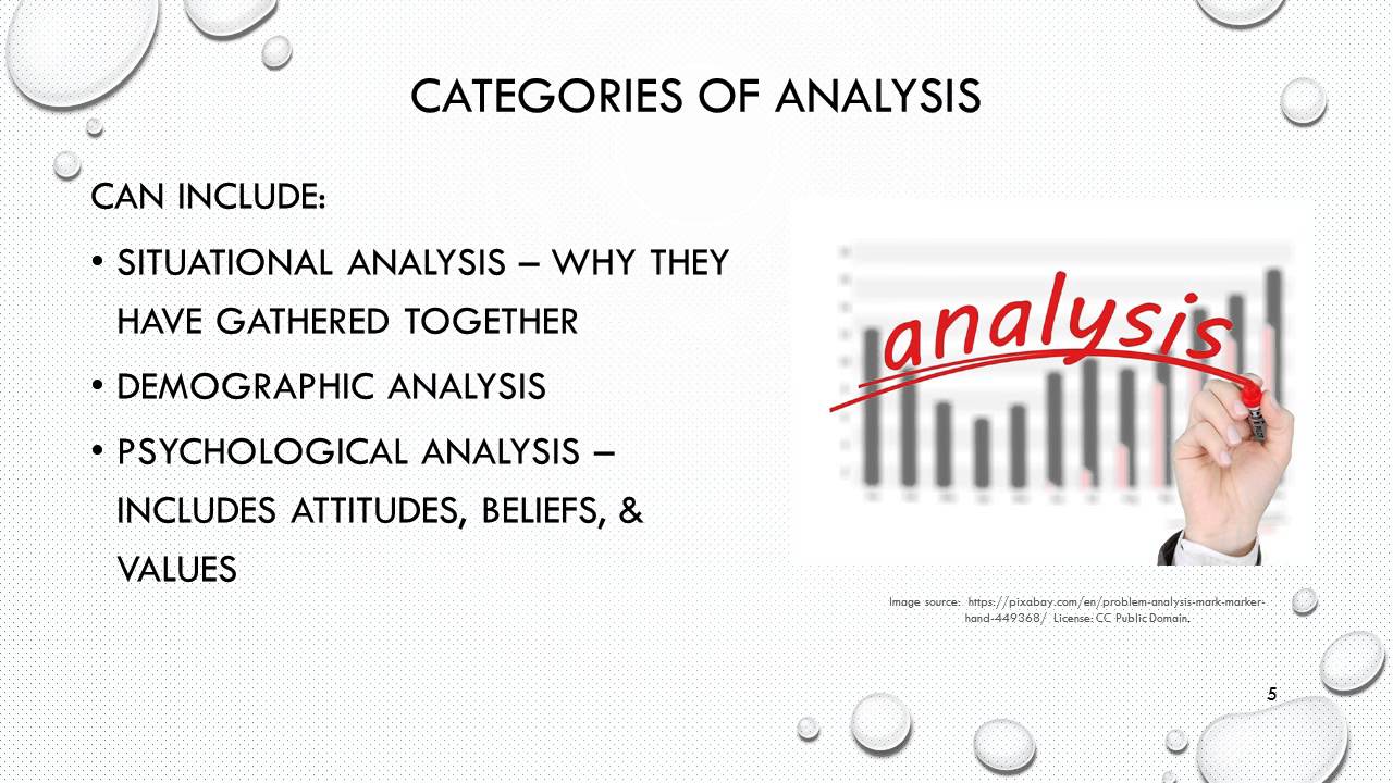 Chapter 5 - Audience Analysis