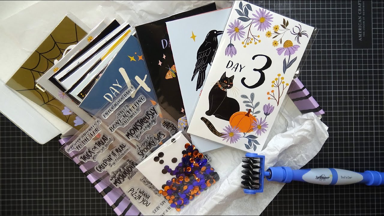 Spellbinders 13 Days of Craft-O-Ween Advent, Day 3! Spoiler & Card Tutorial!