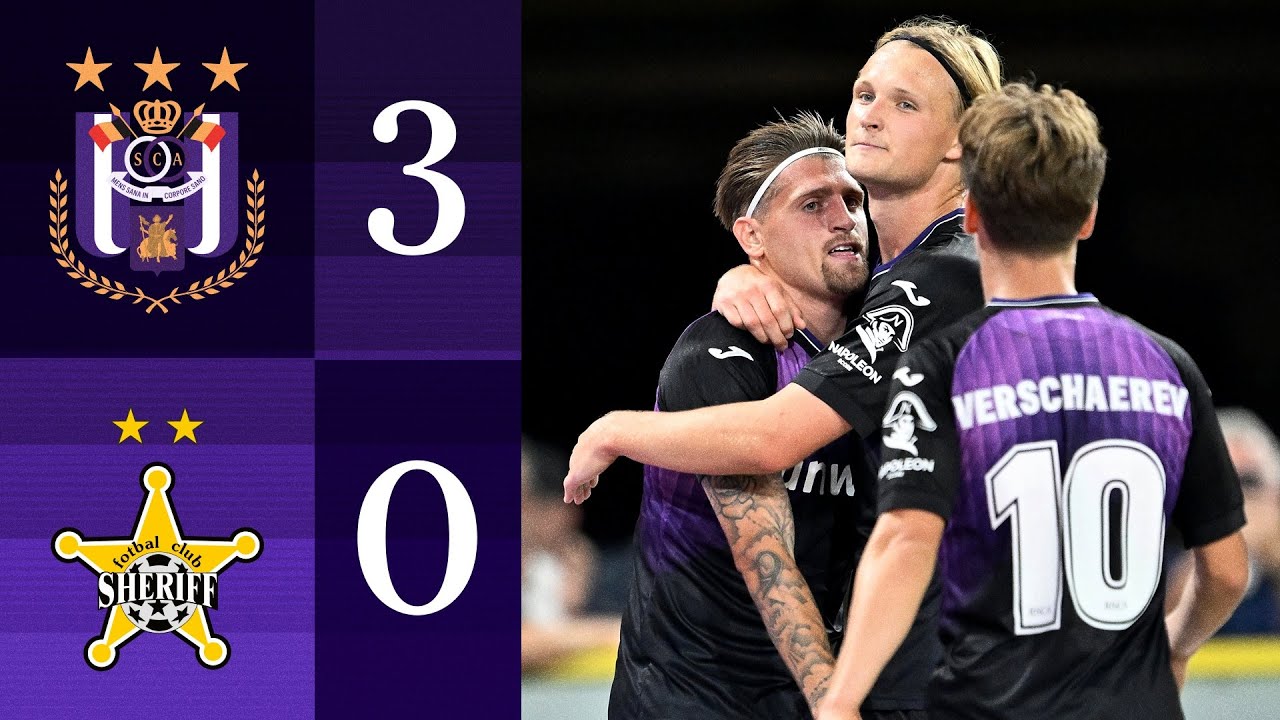 HIGHLIGHTS: RSC Anderlecht - Sheriff Tiraspol | 2025-2026