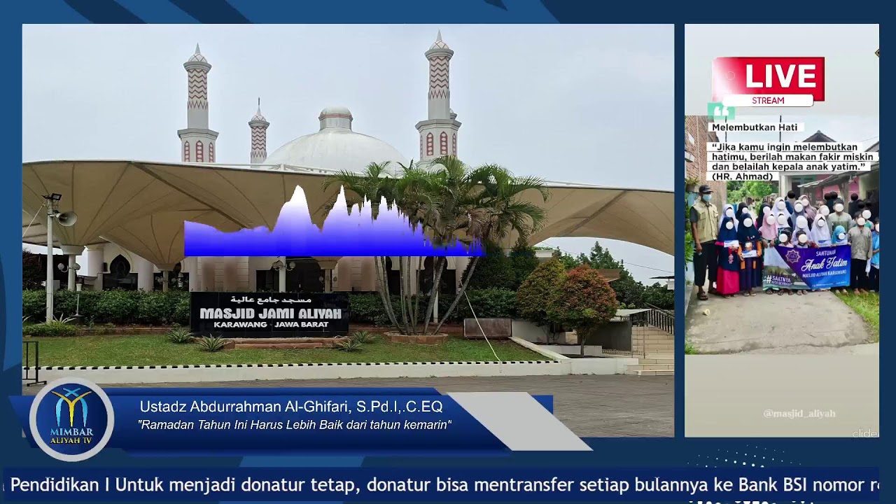 Ustadz Abdurrahman Al-Ghifari, S.Pd.I,.C.EQ | Ramadan Tahun ini harus lebih baik | Kajian Iftar ke 1