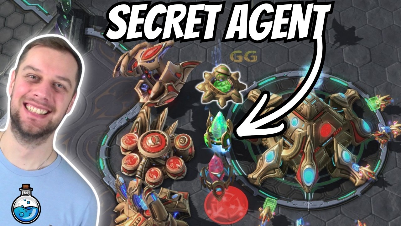 I made a Secret Cannon in his main base! | StarCraft 2