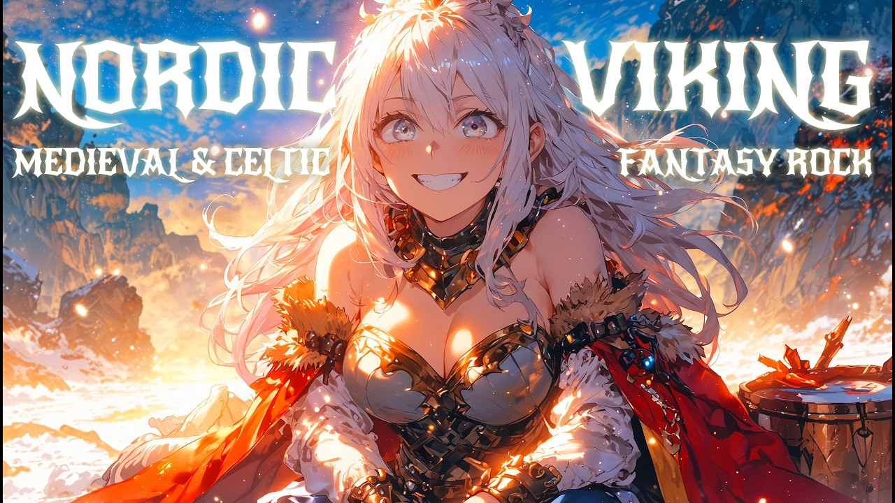 ⚔️🍻 Nordic & Viking Adventure Playlist❄️ 2.5 Hours Medieval & Celtic Rock for Work & Study