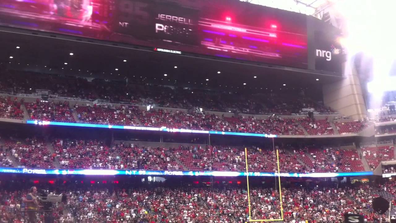 Houston Texans 2014 Home Season Opener Star Spangled Banner Intro